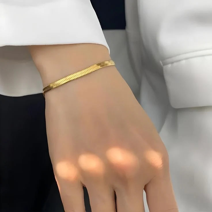 Matching snake bracelets