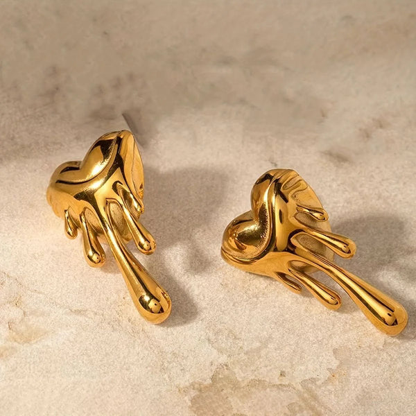 Melt my heart earrings