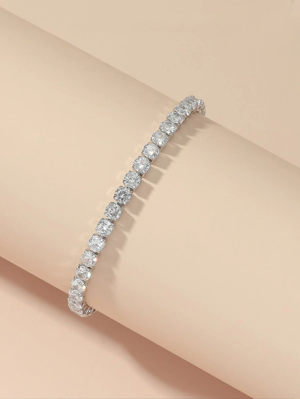 Tennis bracelet (square)