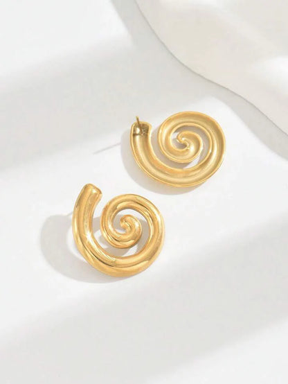 Swirl earrings