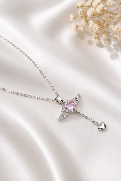 Angle Wings Heart Necklace