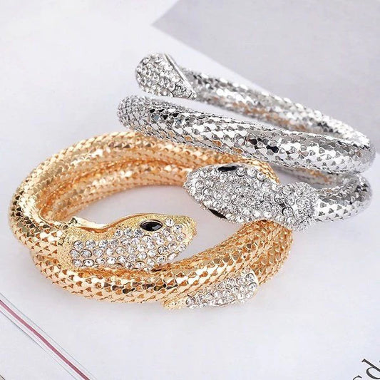 Sparkling snake wrap (Silver)