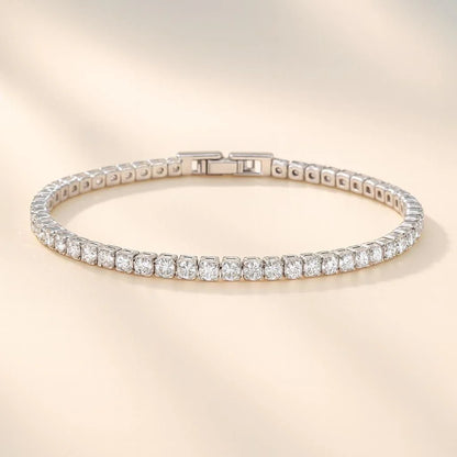 Tennis bracelet (square)