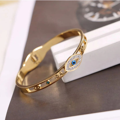Studded Evil eye bracelet