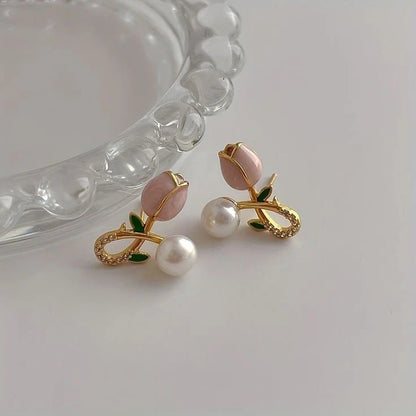 Tulip earrings