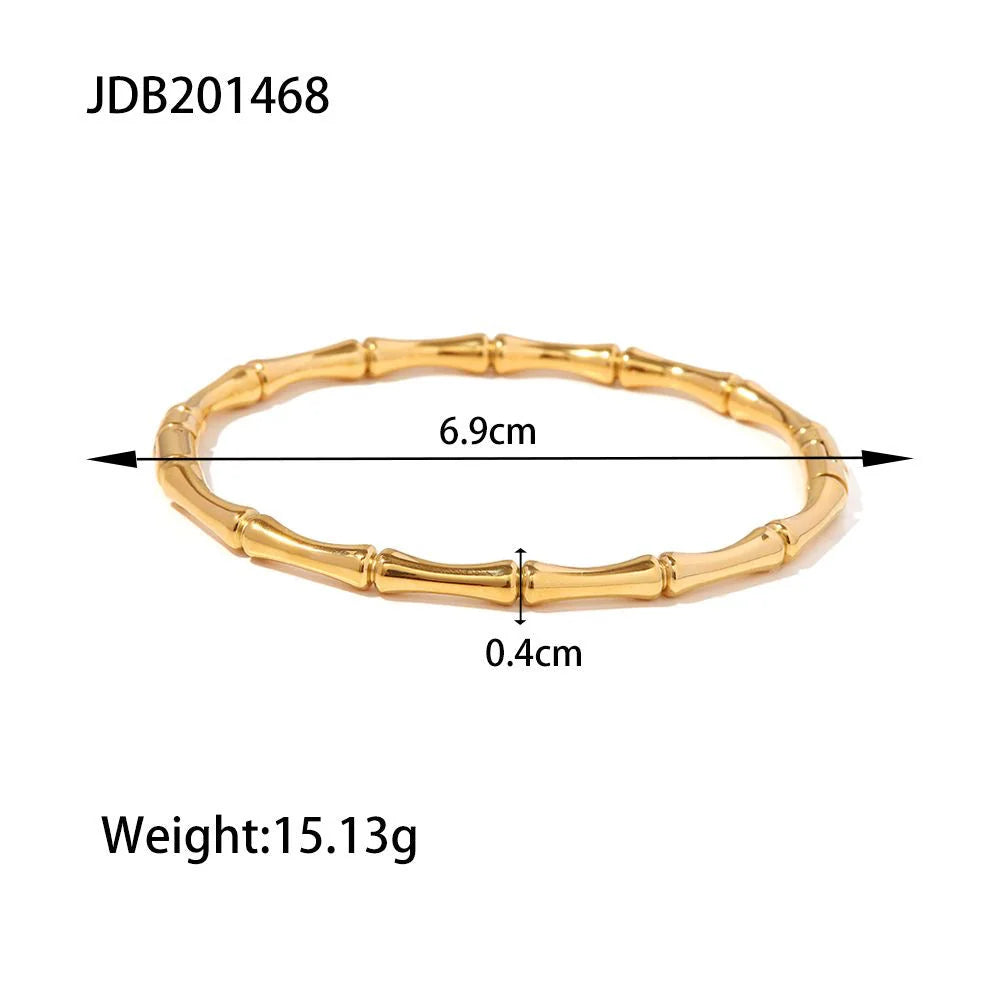 Golden Bamboo luxe bracelet
