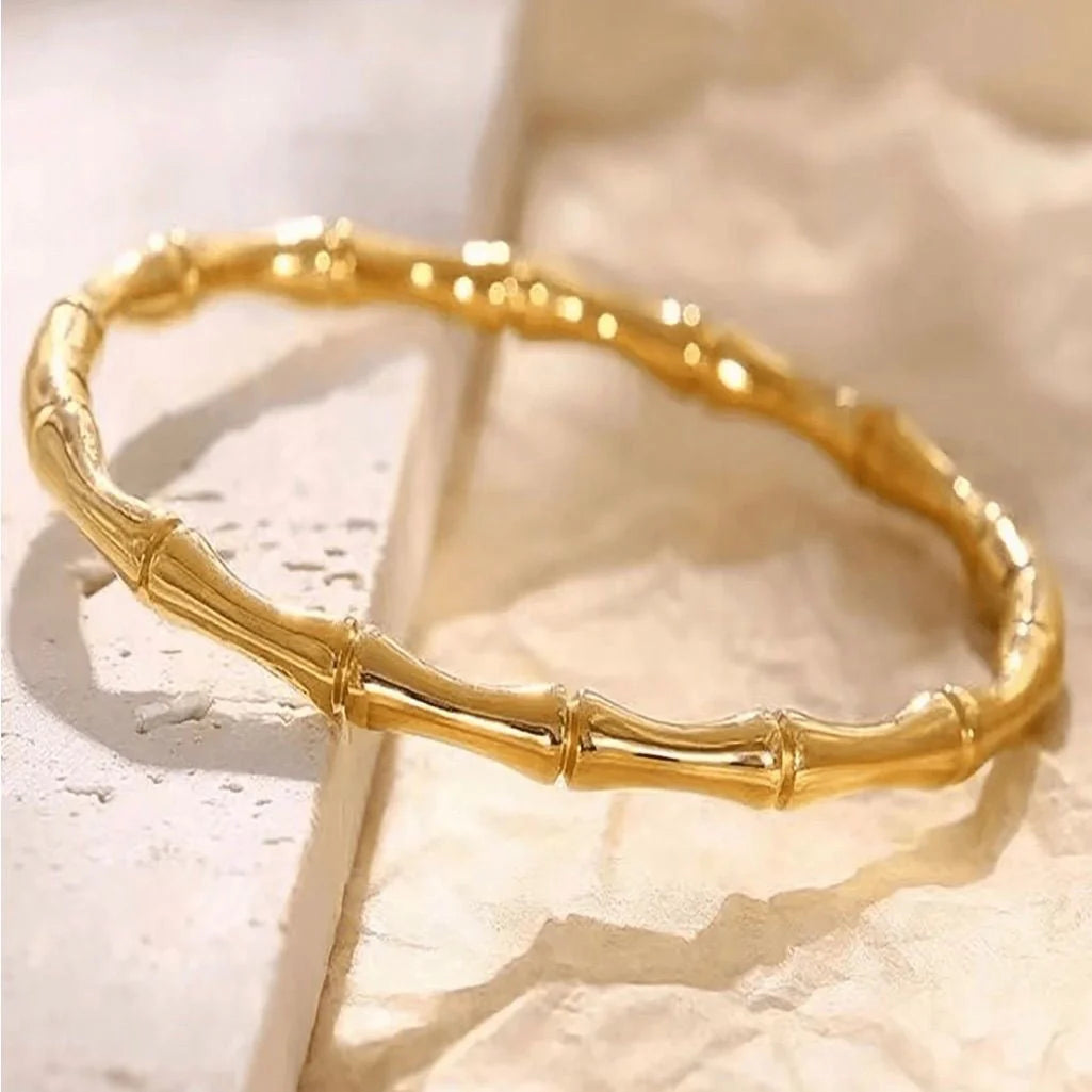 Golden Bamboo luxe bracelet