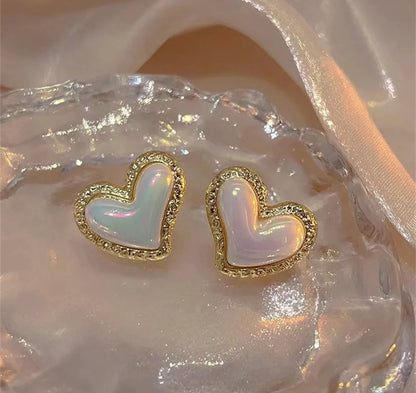 Heart of gold earrings