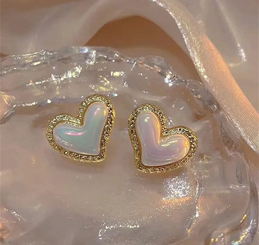 Heart of gold earrings