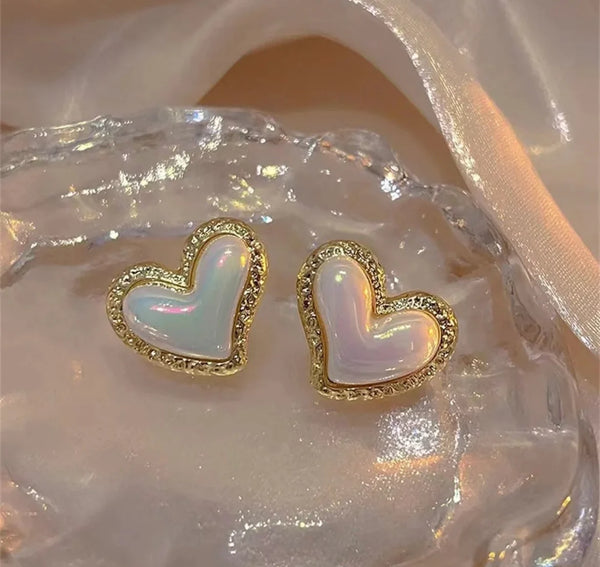 Heart of gold earrings